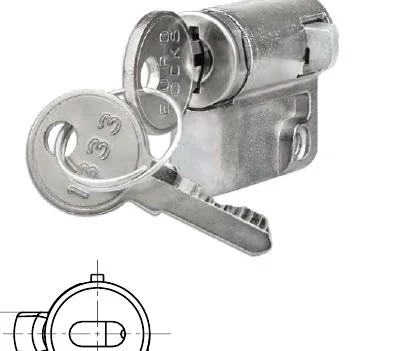 Euro-Locks D868 europrofilcylinder med nycklar