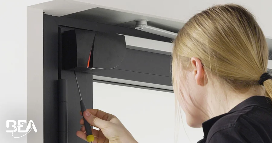 BEA sensor på en automatisk dörr